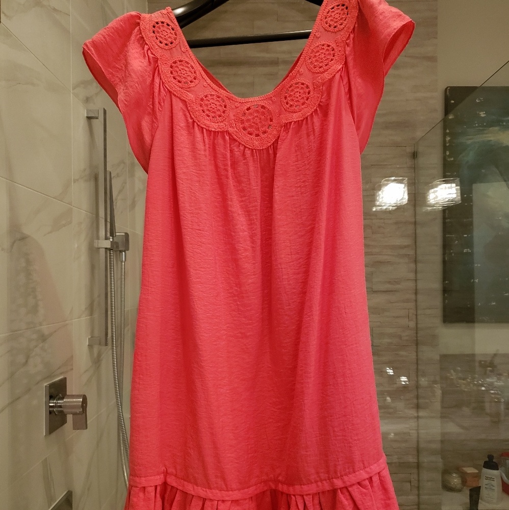 Bcbgmaxazria women's salmon pink small - Picture 5 of 7